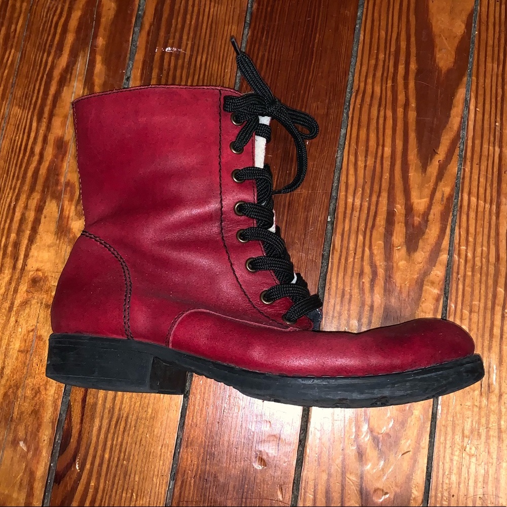Red boots